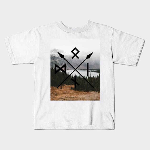 Nordic View Kids T-Shirt by Alexander S.